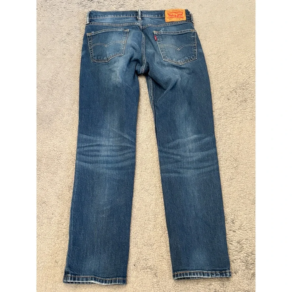 Levi's 511 Jeans Mens 32x30 (32x29) Slim Fit Denim Blue Medium Wash Casual